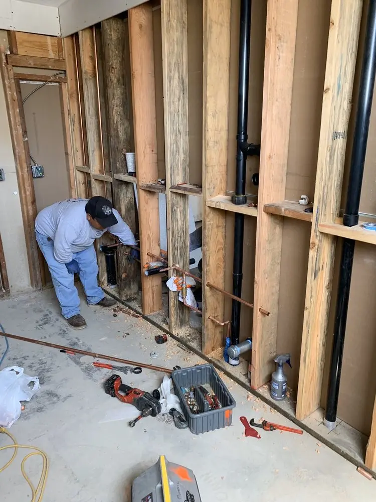 Commercial rough-in plumbing for Commercial Plumbing in West Minnehaha